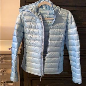 TNA botanie super light baby blue puffer